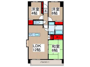 川口南町パーク・ホームズの物件間取画像